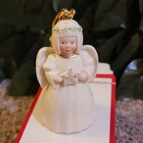 Lenox Holiday Cheer Angel Ornament 884414 with Box - Picture 6 of 9